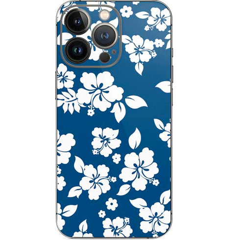 Blue and White iPhone 14 Pro Skin
